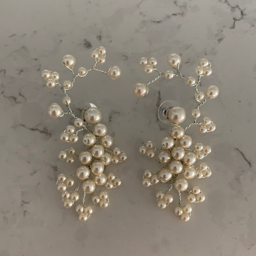 Magda Butrym Pearl Anemone Earrings
